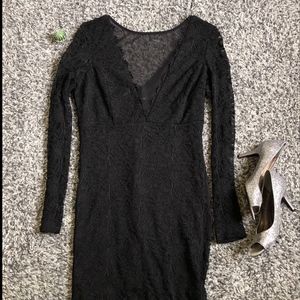 Jump Apparel Fitted Lace Dress